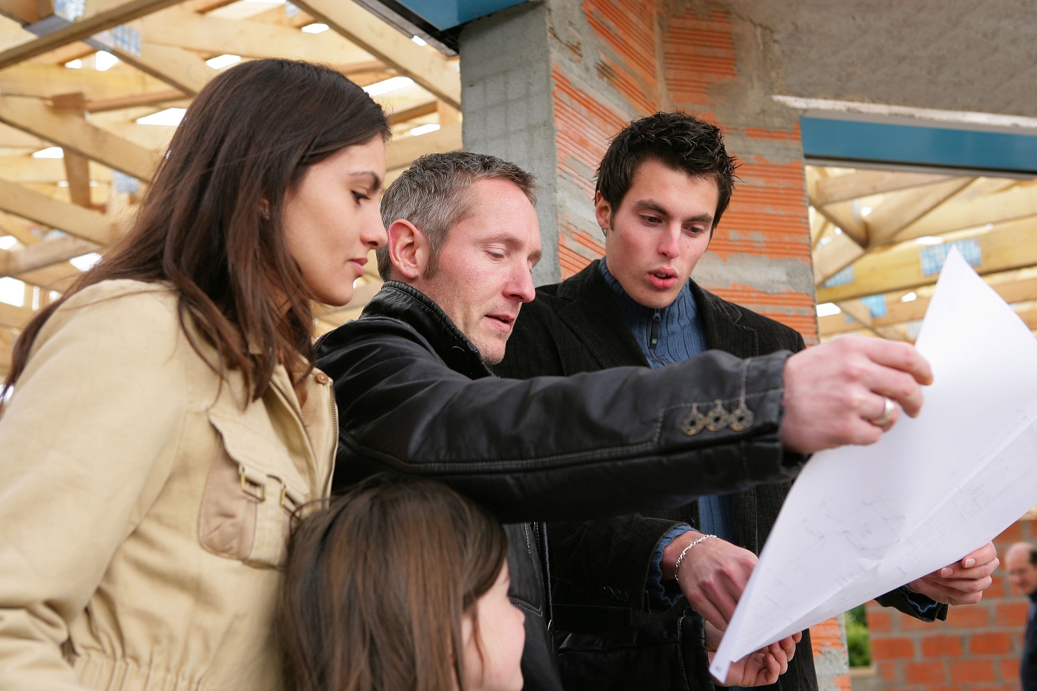 Family,And,Property,Developer,In,Building,Site